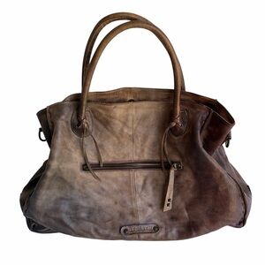 EUC Bed Stu Rockaway Distressed Vintage-Inspired Brown Leather Tote Bag